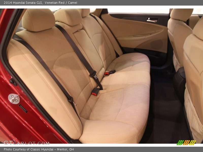 Venetian Red / Camel 2014 Hyundai Sonata GLS