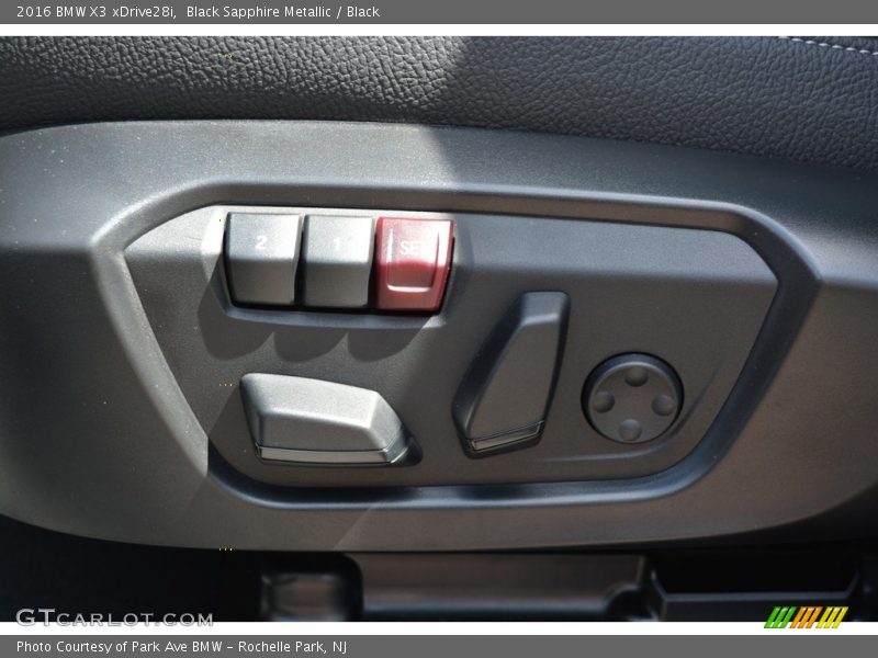 Black Sapphire Metallic / Black 2016 BMW X3 xDrive28i