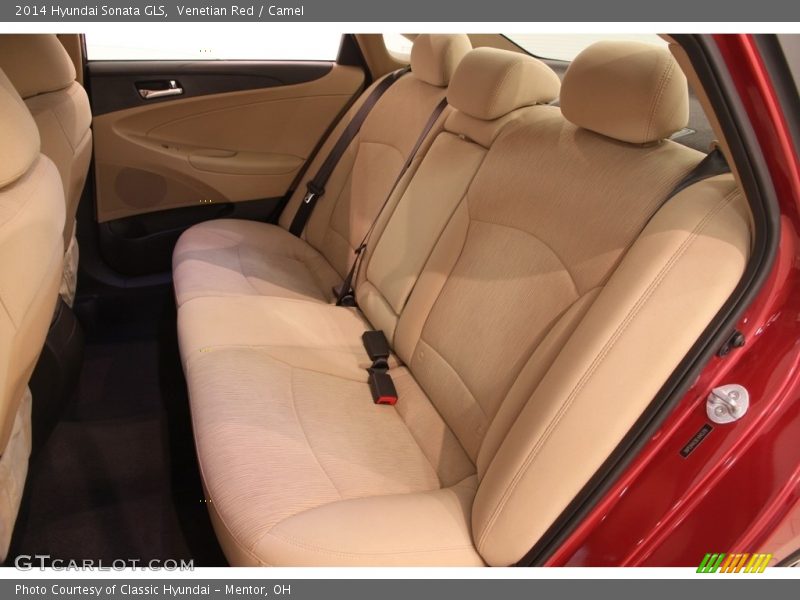 Venetian Red / Camel 2014 Hyundai Sonata GLS