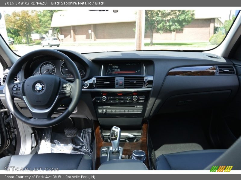Black Sapphire Metallic / Black 2016 BMW X3 xDrive28i