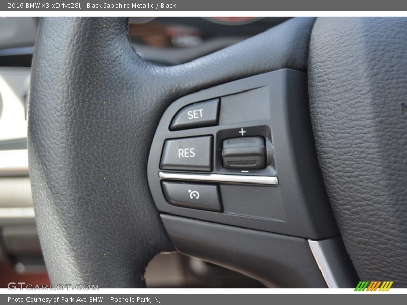 Black Sapphire Metallic / Black 2016 BMW X3 xDrive28i