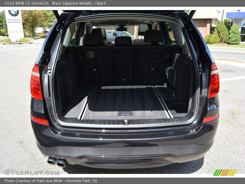 Black Sapphire Metallic / Black 2016 BMW X3 xDrive28i