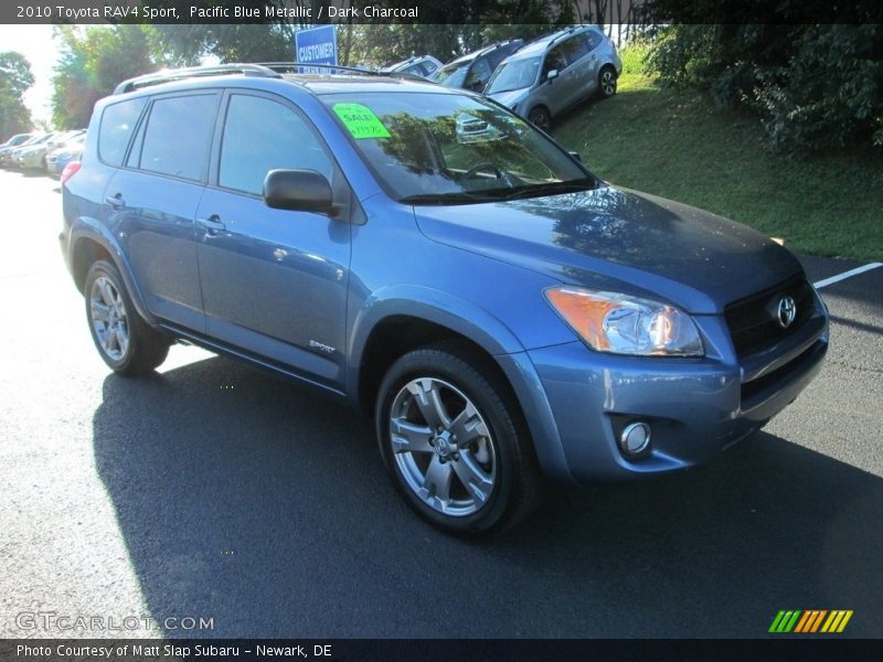 Pacific Blue Metallic / Dark Charcoal 2010 Toyota RAV4 Sport