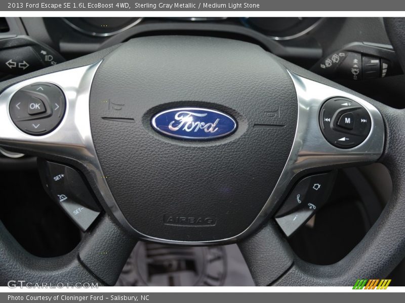 Sterling Gray Metallic / Medium Light Stone 2013 Ford Escape SE 1.6L EcoBoost 4WD