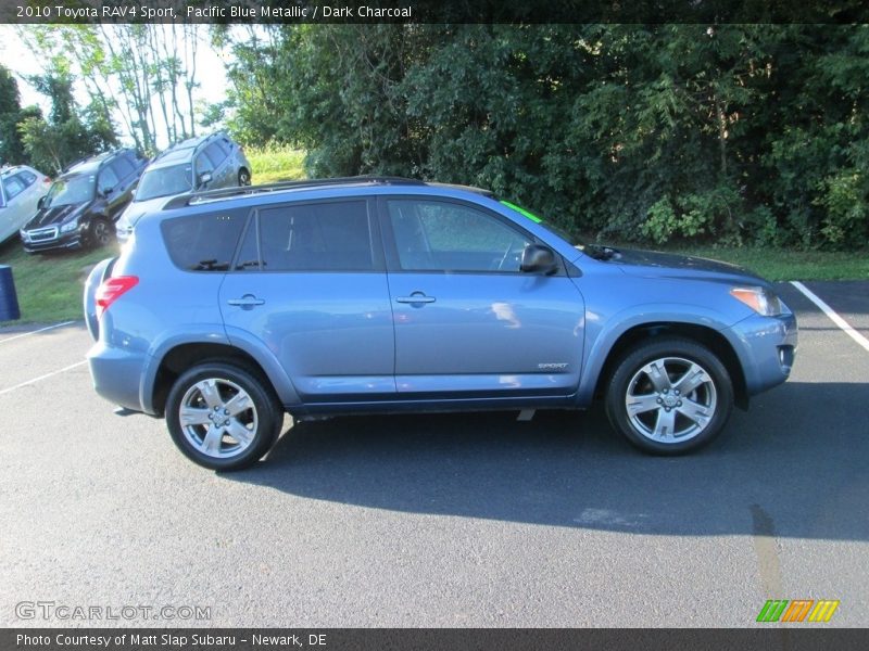 Pacific Blue Metallic / Dark Charcoal 2010 Toyota RAV4 Sport