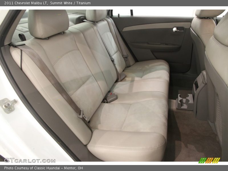 Rear Seat of 2011 Malibu LT