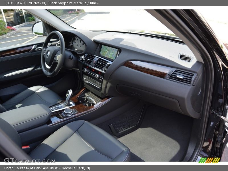 Black Sapphire Metallic / Black 2016 BMW X3 xDrive28i