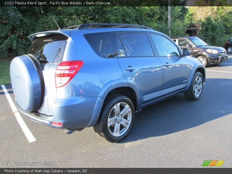 Pacific Blue Metallic / Dark Charcoal 2010 Toyota RAV4 Sport