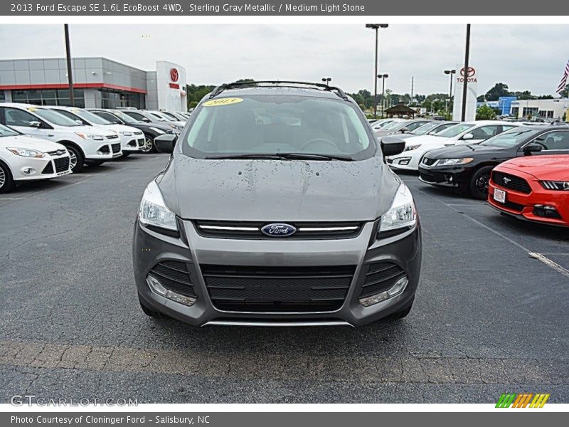 Sterling Gray Metallic / Medium Light Stone 2013 Ford Escape SE 1.6L EcoBoost 4WD