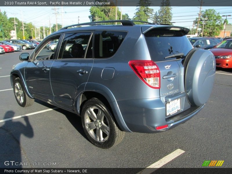 Pacific Blue Metallic / Dark Charcoal 2010 Toyota RAV4 Sport