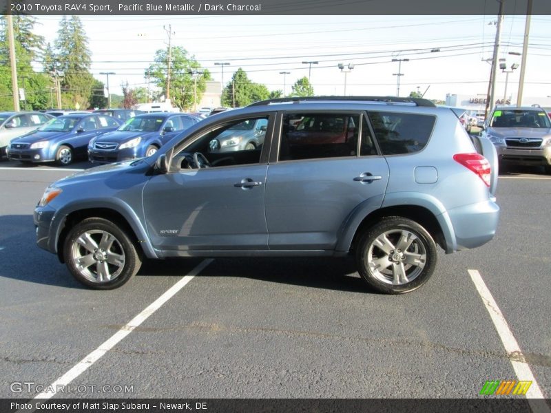 Pacific Blue Metallic / Dark Charcoal 2010 Toyota RAV4 Sport