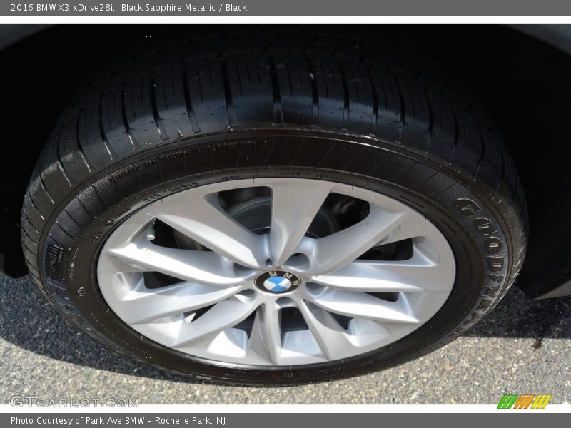 Black Sapphire Metallic / Black 2016 BMW X3 xDrive28i
