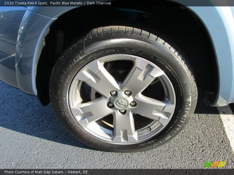 Pacific Blue Metallic / Dark Charcoal 2010 Toyota RAV4 Sport