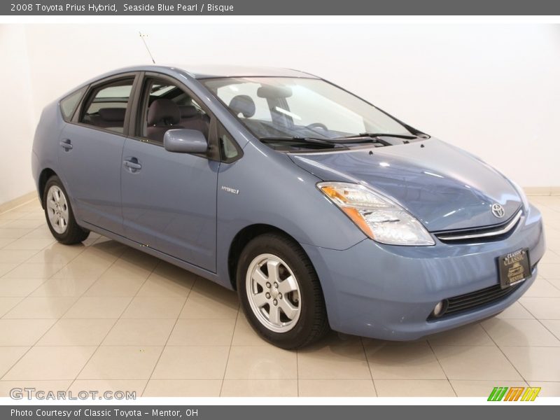 Seaside Blue Pearl / Bisque 2008 Toyota Prius Hybrid