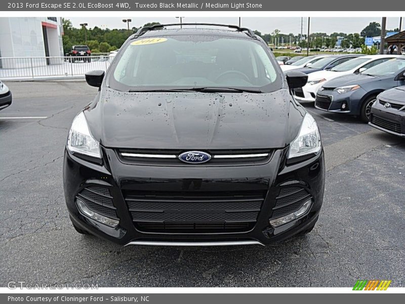 Tuxedo Black Metallic / Medium Light Stone 2013 Ford Escape SE 2.0L EcoBoost 4WD