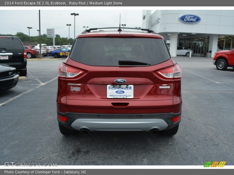 Ruby Red / Medium Light Stone 2014 Ford Escape SE 2.0L EcoBoost