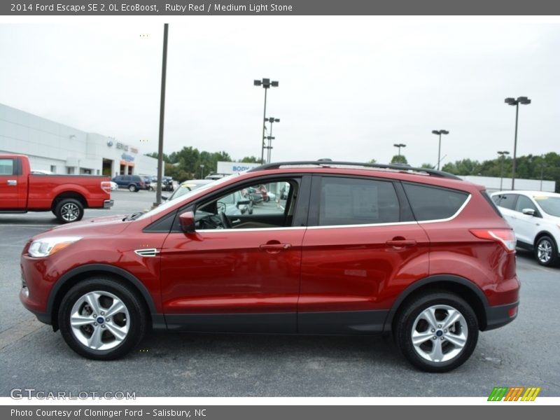 Ruby Red / Medium Light Stone 2014 Ford Escape SE 2.0L EcoBoost