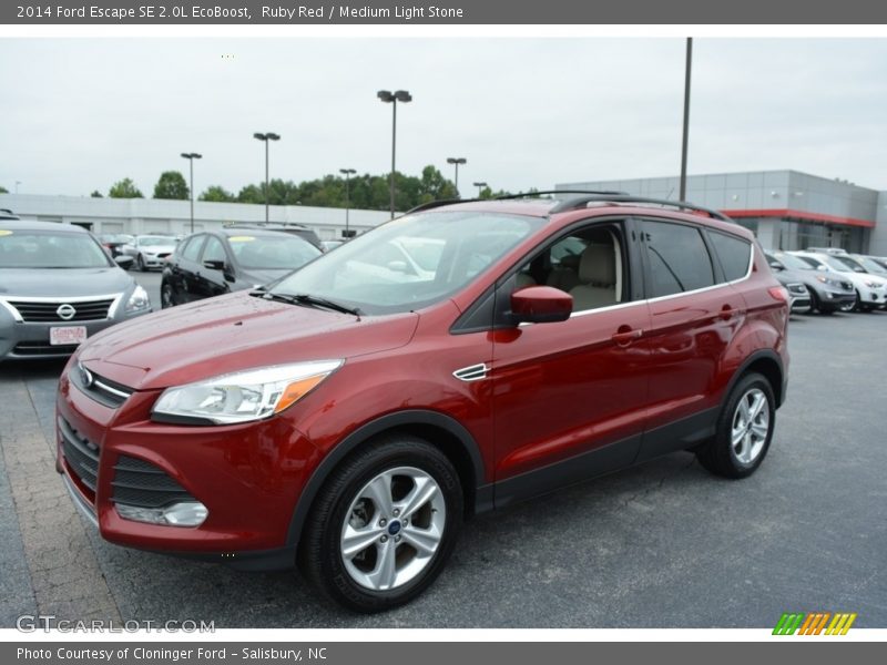 Ruby Red / Medium Light Stone 2014 Ford Escape SE 2.0L EcoBoost