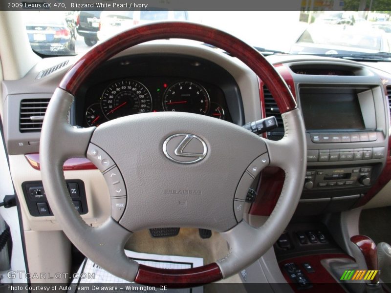 Blizzard White Pearl / Ivory 2009 Lexus GX 470