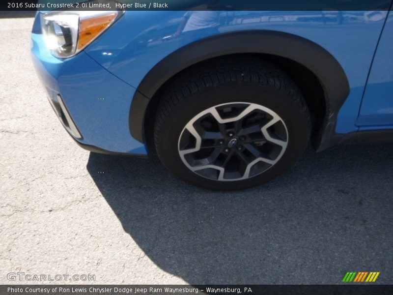 Hyper Blue / Black 2016 Subaru Crosstrek 2.0i Limited