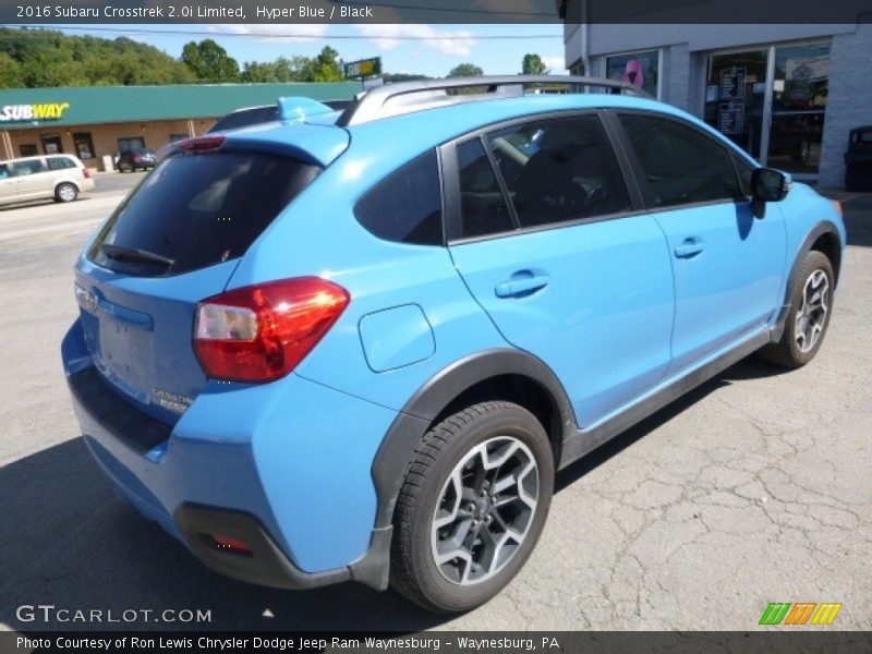 Hyper Blue / Black 2016 Subaru Crosstrek 2.0i Limited
