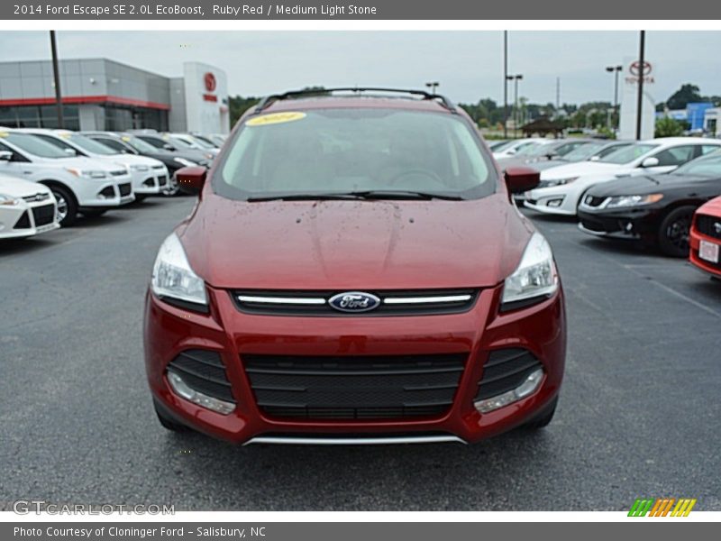 Ruby Red / Medium Light Stone 2014 Ford Escape SE 2.0L EcoBoost