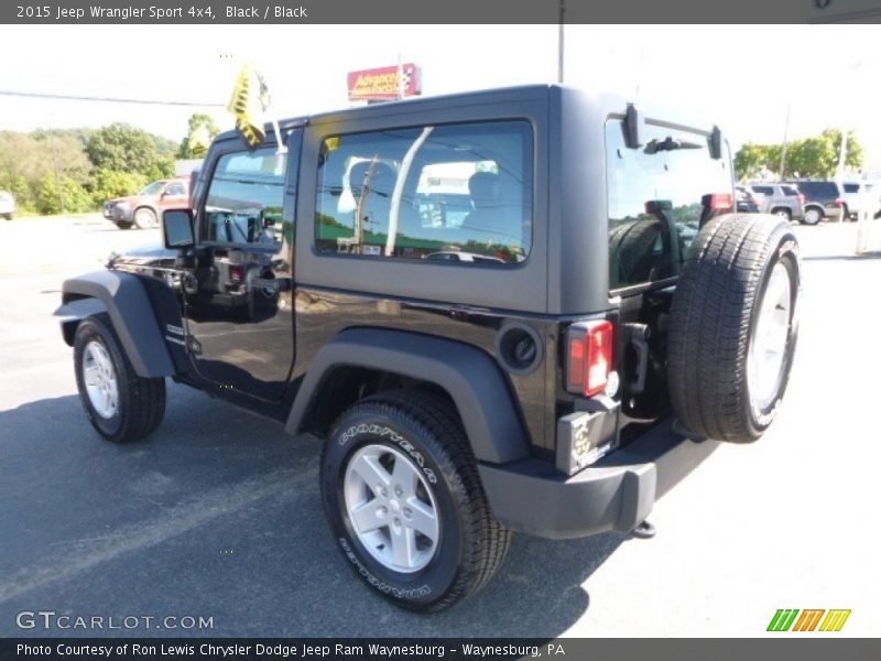 Black / Black 2015 Jeep Wrangler Sport 4x4