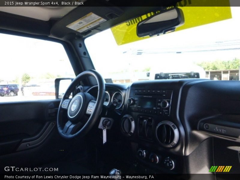 Black / Black 2015 Jeep Wrangler Sport 4x4