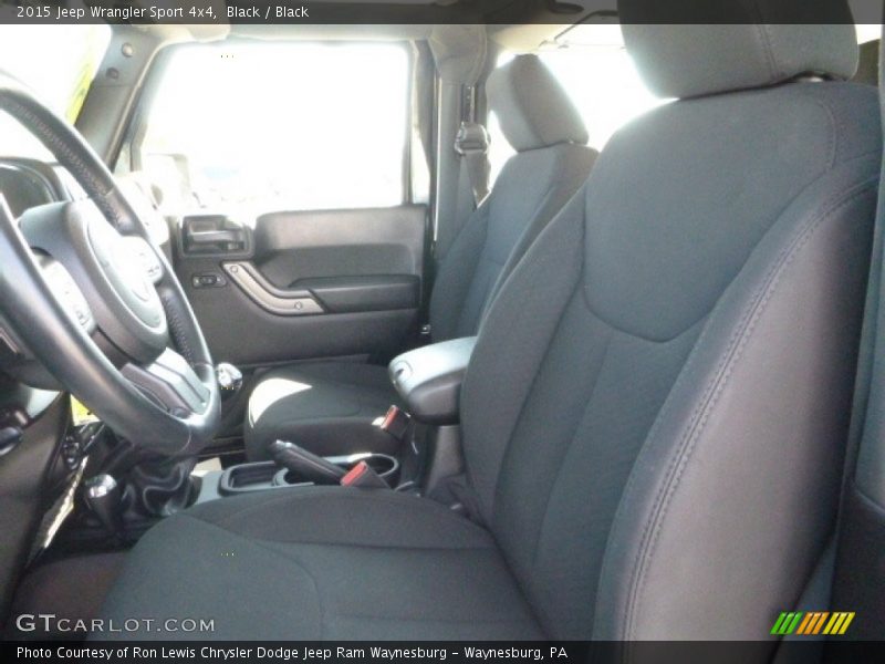 Black / Black 2015 Jeep Wrangler Sport 4x4