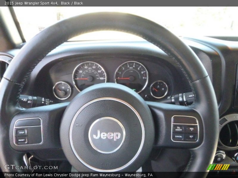Black / Black 2015 Jeep Wrangler Sport 4x4
