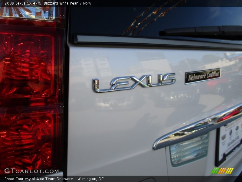 Blizzard White Pearl / Ivory 2009 Lexus GX 470