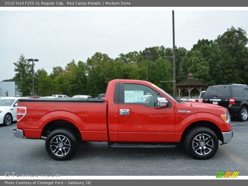  2010 F150 XL Regular Cab Red Candy Metallic