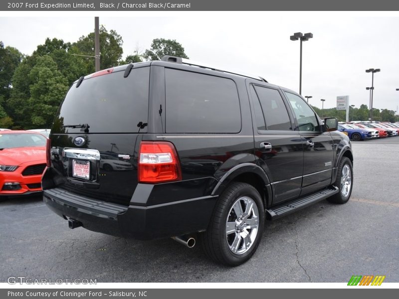 Black / Charcoal Black/Caramel 2007 Ford Expedition Limited