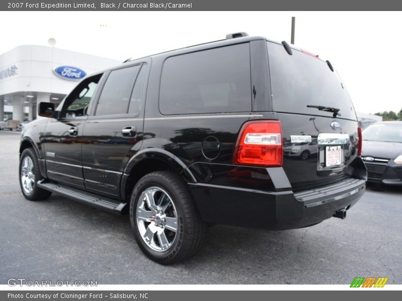 Black / Charcoal Black/Caramel 2007 Ford Expedition Limited