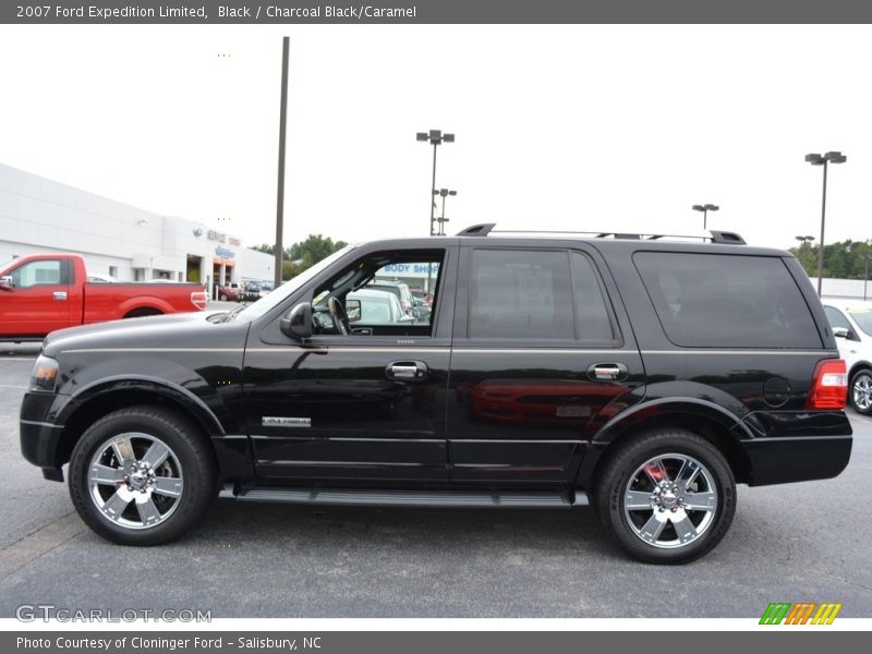 Black / Charcoal Black/Caramel 2007 Ford Expedition Limited