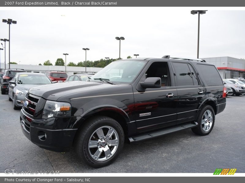 Black / Charcoal Black/Caramel 2007 Ford Expedition Limited