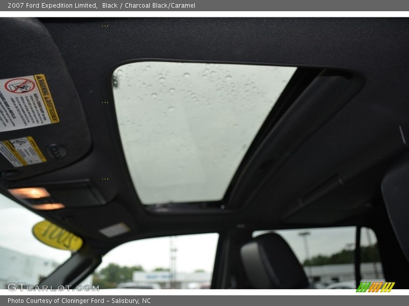 Black / Charcoal Black/Caramel 2007 Ford Expedition Limited