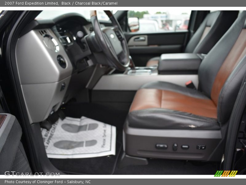Black / Charcoal Black/Caramel 2007 Ford Expedition Limited