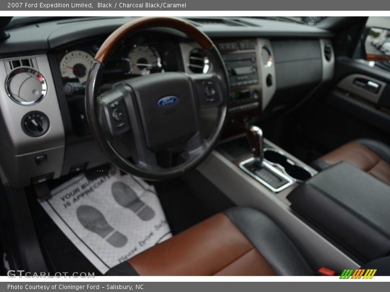 Black / Charcoal Black/Caramel 2007 Ford Expedition Limited