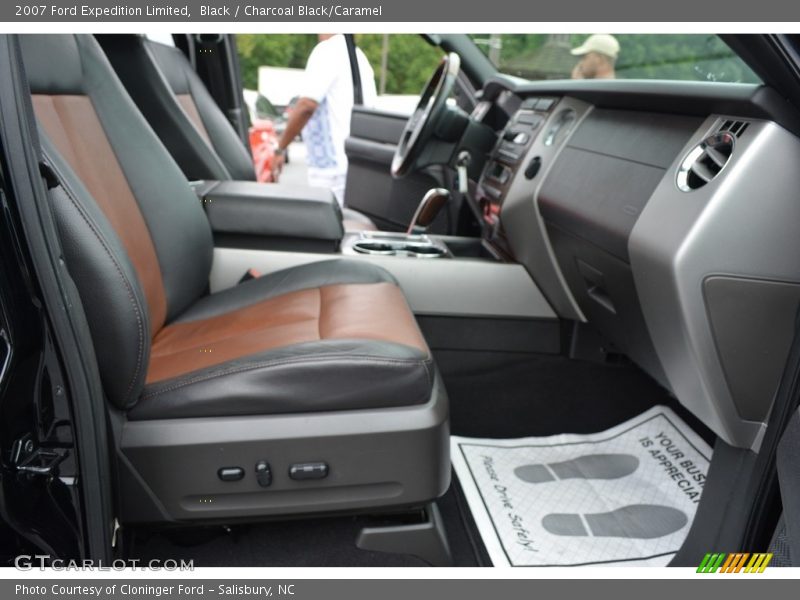 Black / Charcoal Black/Caramel 2007 Ford Expedition Limited