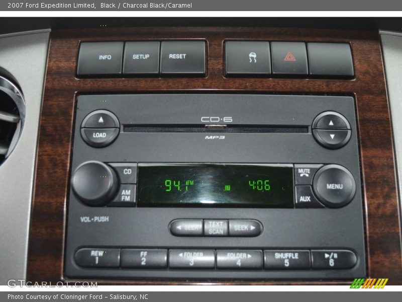 Black / Charcoal Black/Caramel 2007 Ford Expedition Limited