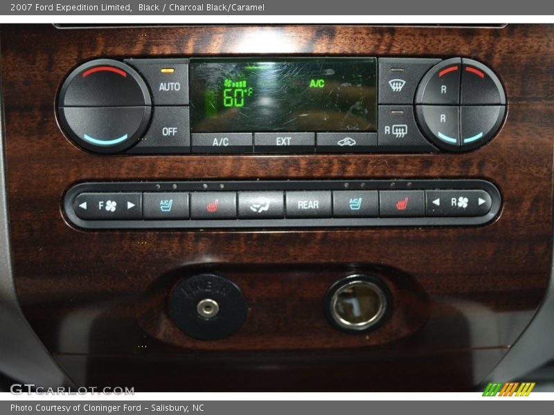 Black / Charcoal Black/Caramel 2007 Ford Expedition Limited
