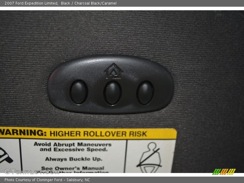 Black / Charcoal Black/Caramel 2007 Ford Expedition Limited