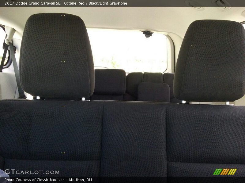 Octane Red / Black/Light Graystone 2017 Dodge Grand Caravan SE