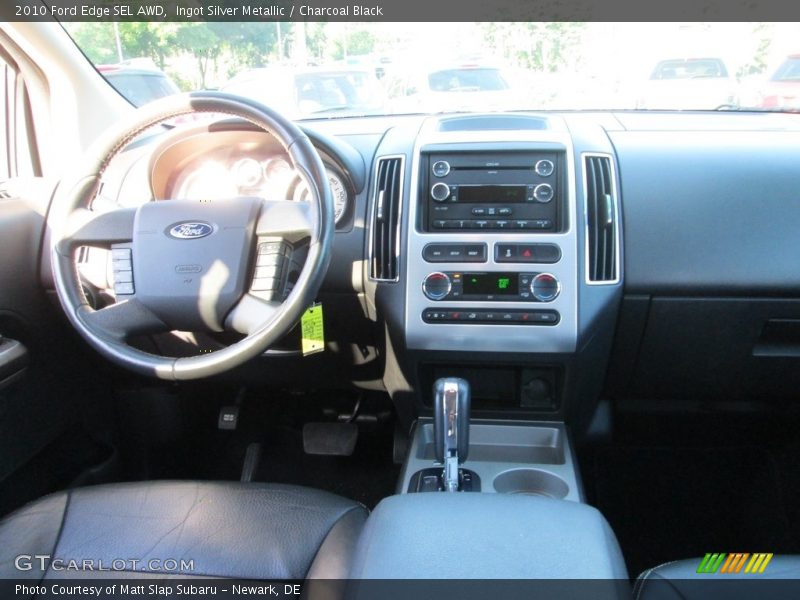 Ingot Silver Metallic / Charcoal Black 2010 Ford Edge SEL AWD