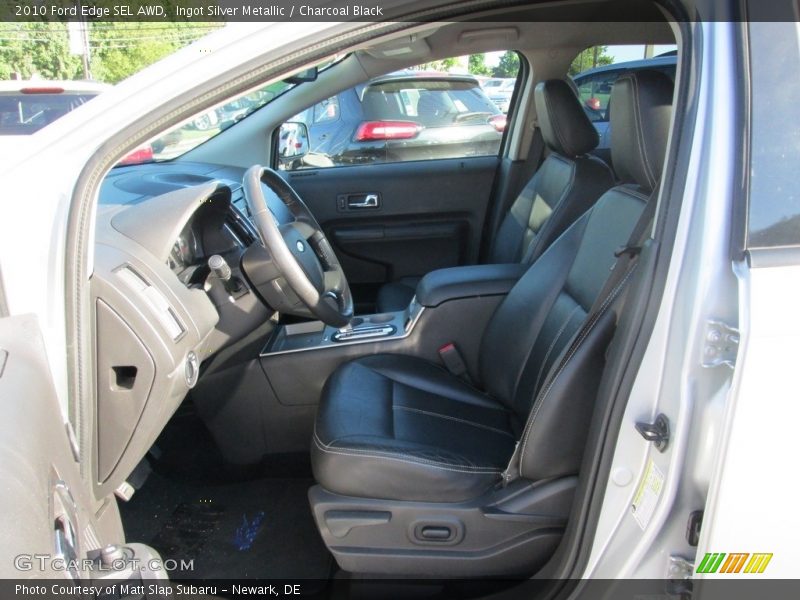 Ingot Silver Metallic / Charcoal Black 2010 Ford Edge SEL AWD