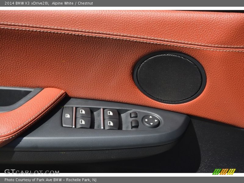 Alpine White / Chestnut 2014 BMW X3 xDrive28i