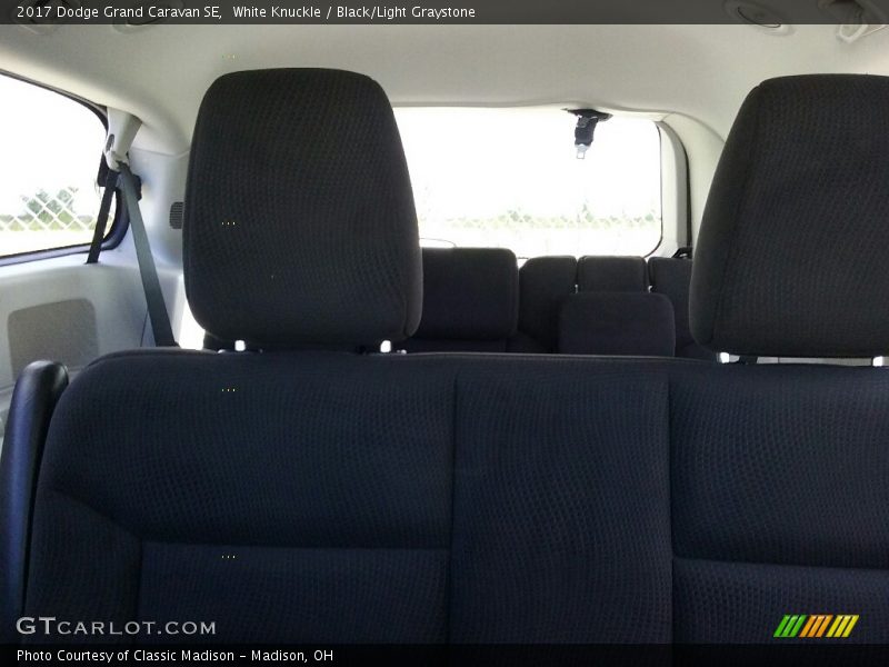 White Knuckle / Black/Light Graystone 2017 Dodge Grand Caravan SE