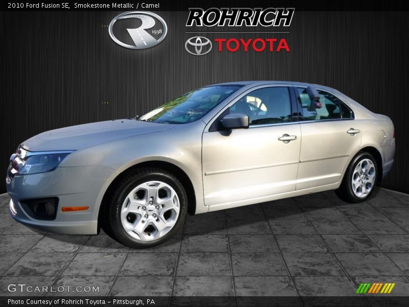 Smokestone Metallic / Camel 2010 Ford Fusion SE