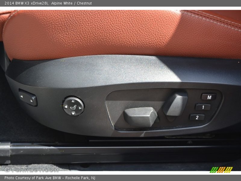 Alpine White / Chestnut 2014 BMW X3 xDrive28i